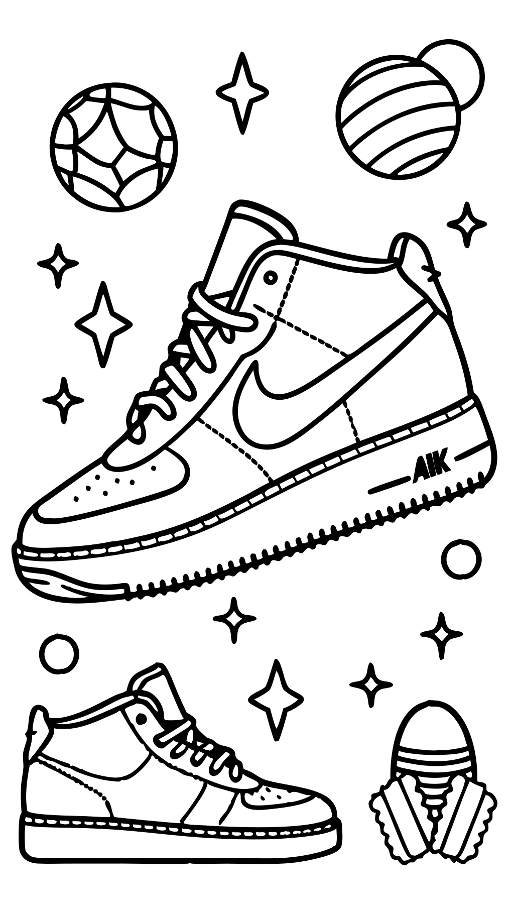 air force 1 coloring pages